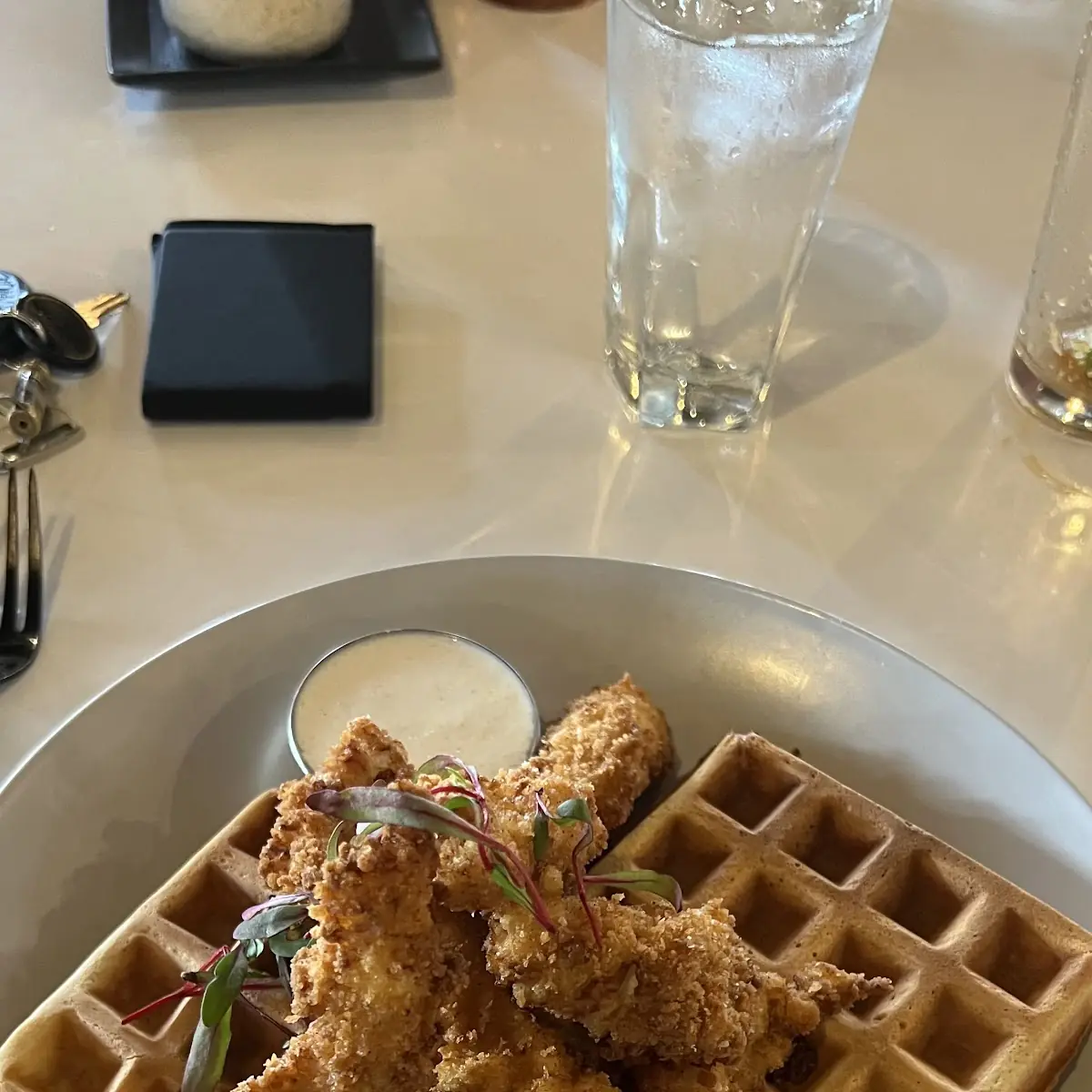 Crispy Chicken and Waffles