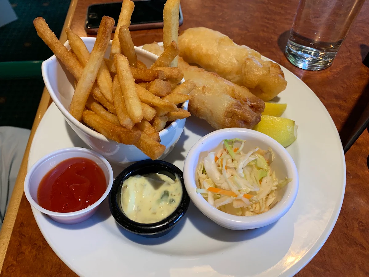 Fish and Chips, Westward Ho! Public House & Grill Room at University Golf Club