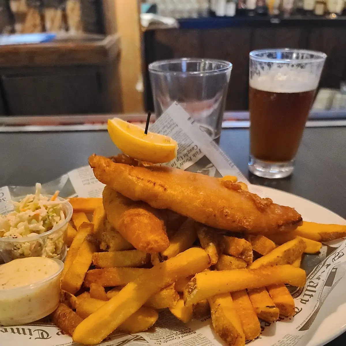 Beer Battered Fish & Chips