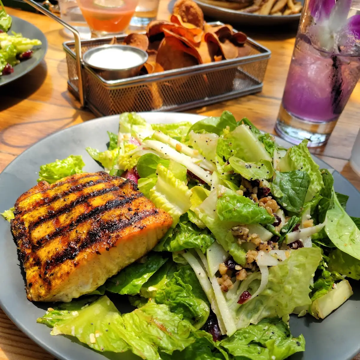 Seasonal Salad with Salmon
