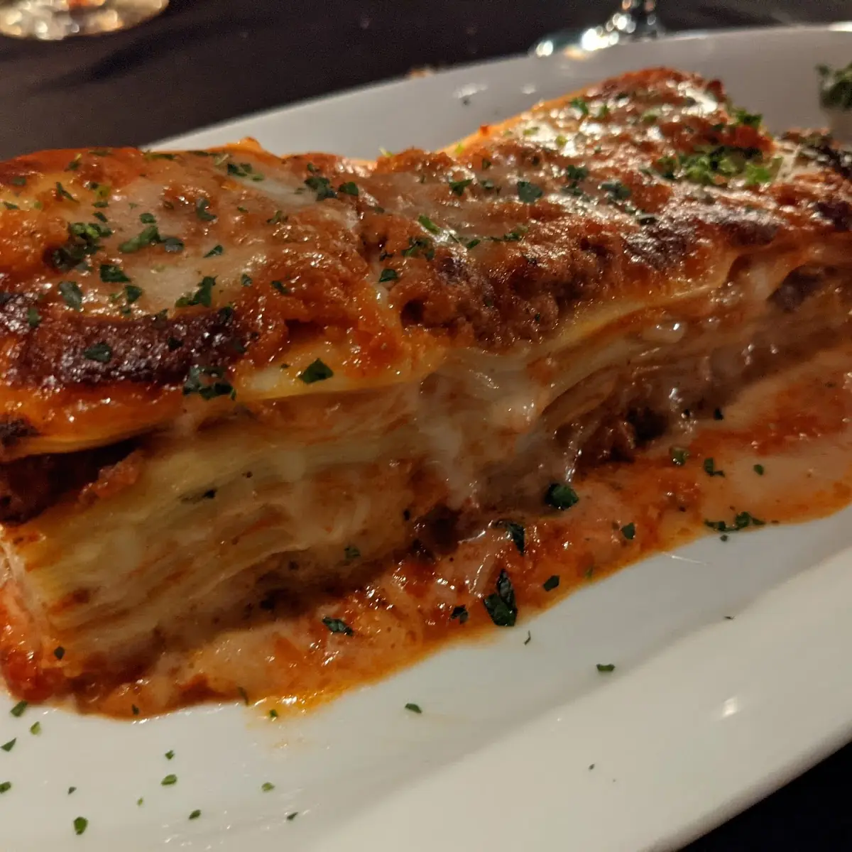 Lasagna, The Cook's Shop