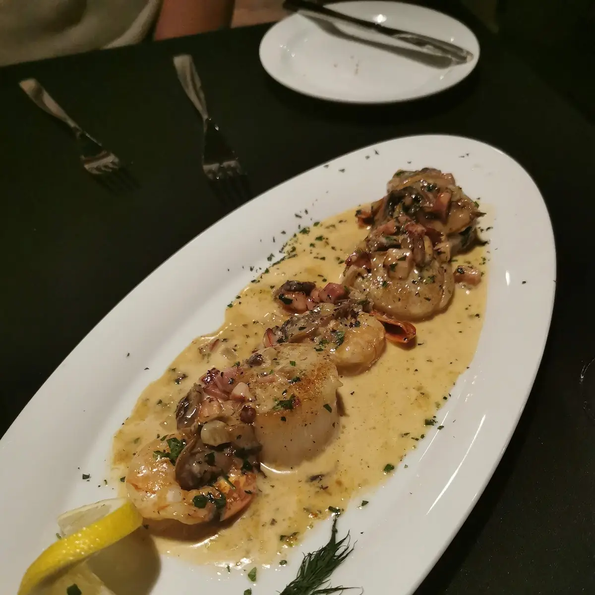 Shrimp and Scallops, The Cook's Shop