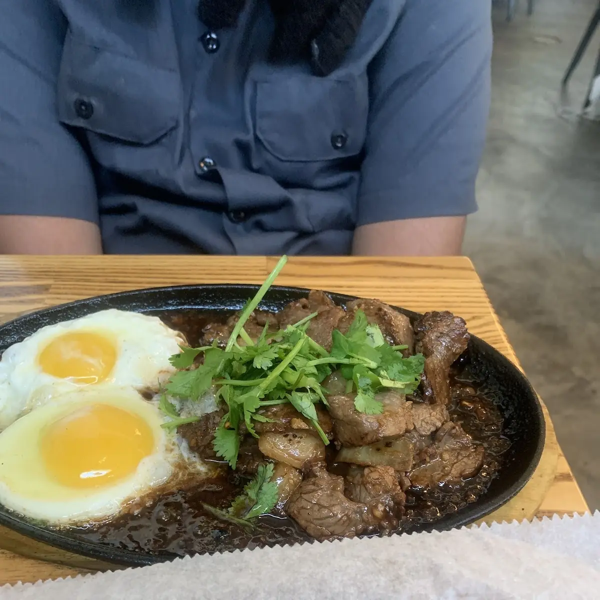 Sizzlin' Beef Steak & Eggs