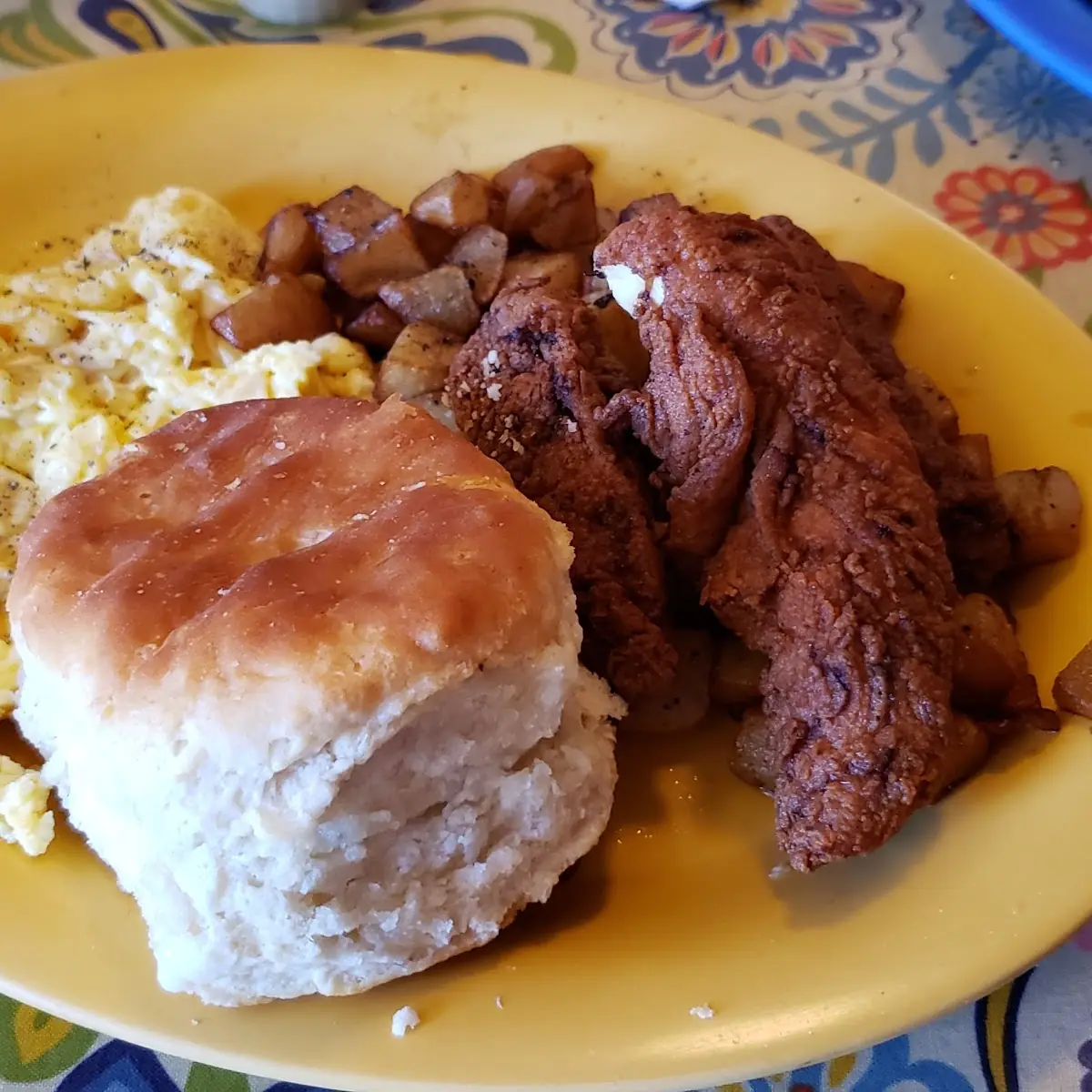 Scrambled Eggs and Grits
