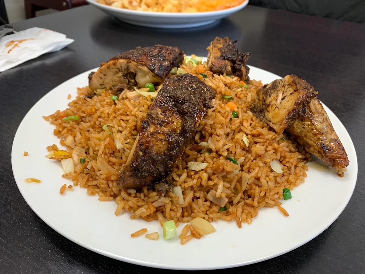 Jerk Chicken Strip Fried Rice