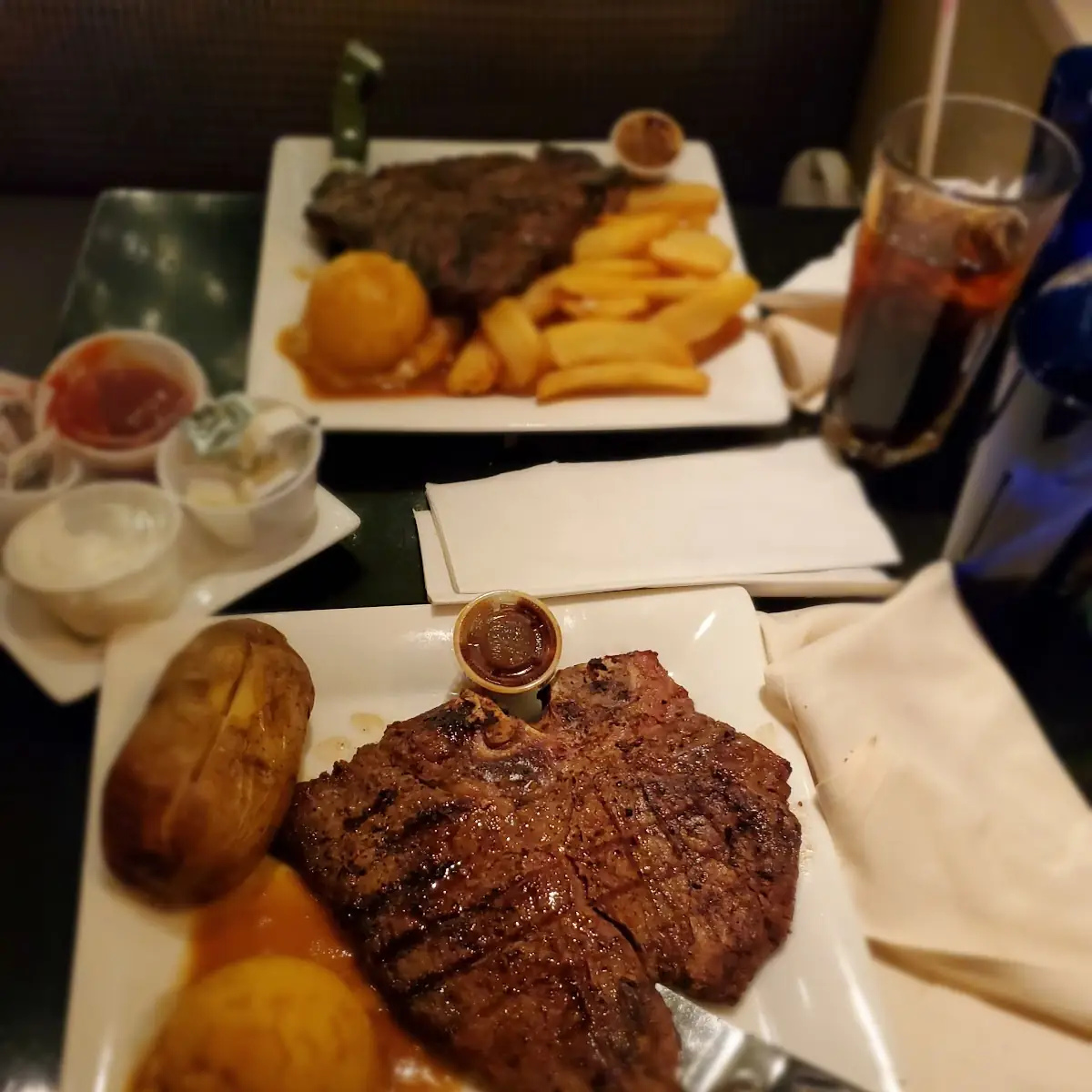 Sirloin Steak and Seafood