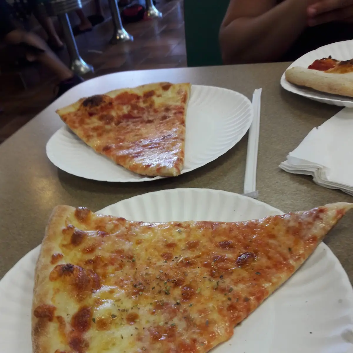 Large Cheese Pizza Slice