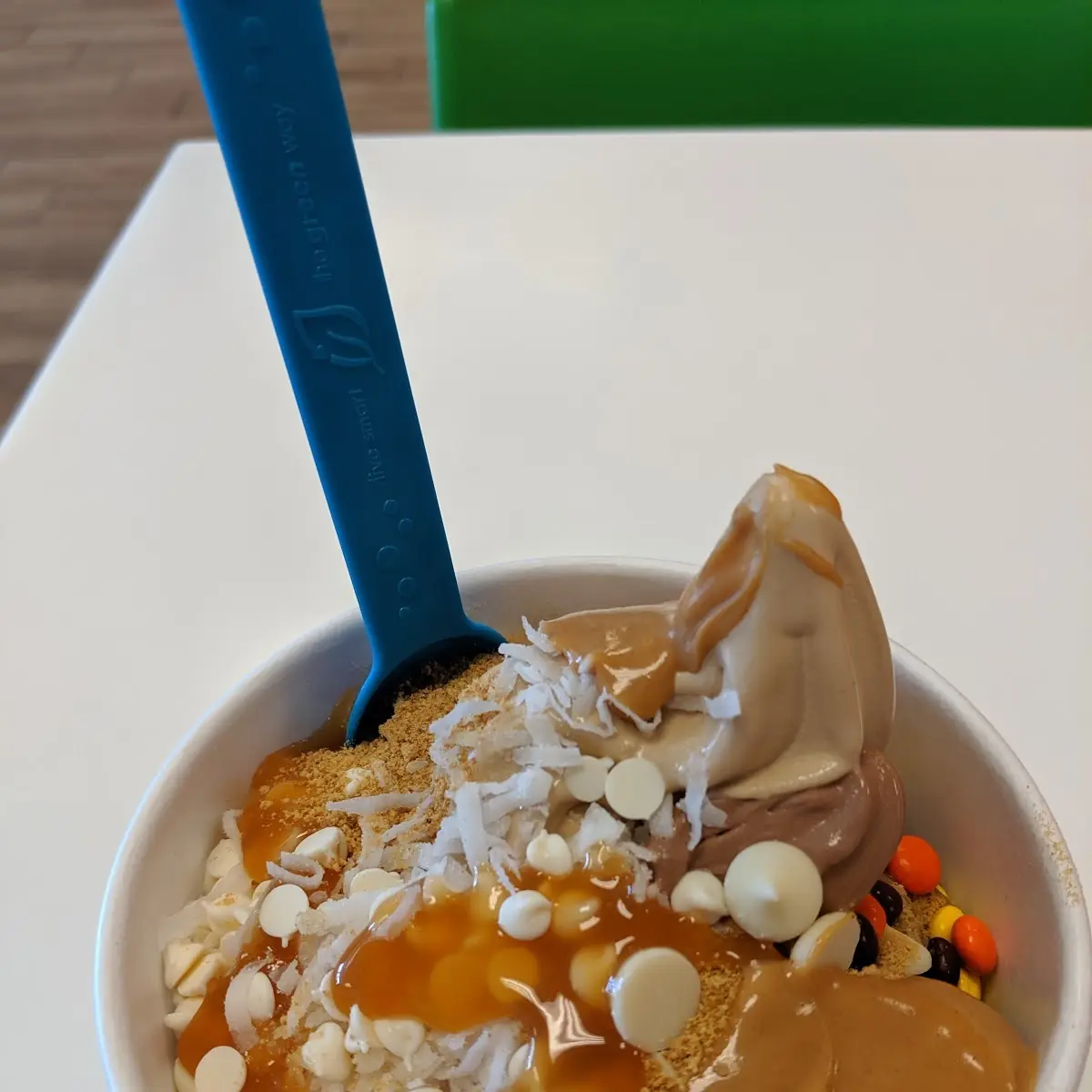 Frozen Yogurt with Toppings