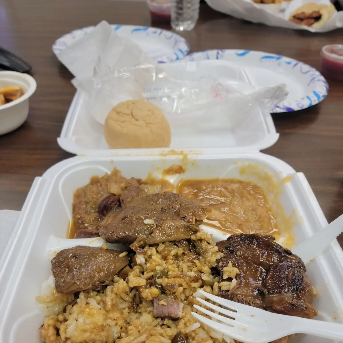 Round Steak Rice and Gravy