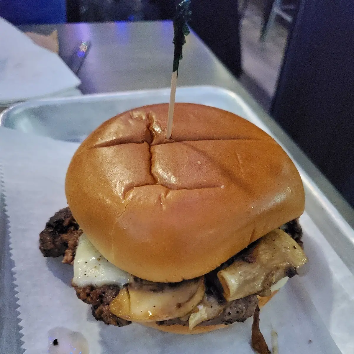 Mushroom & Swiss Burger