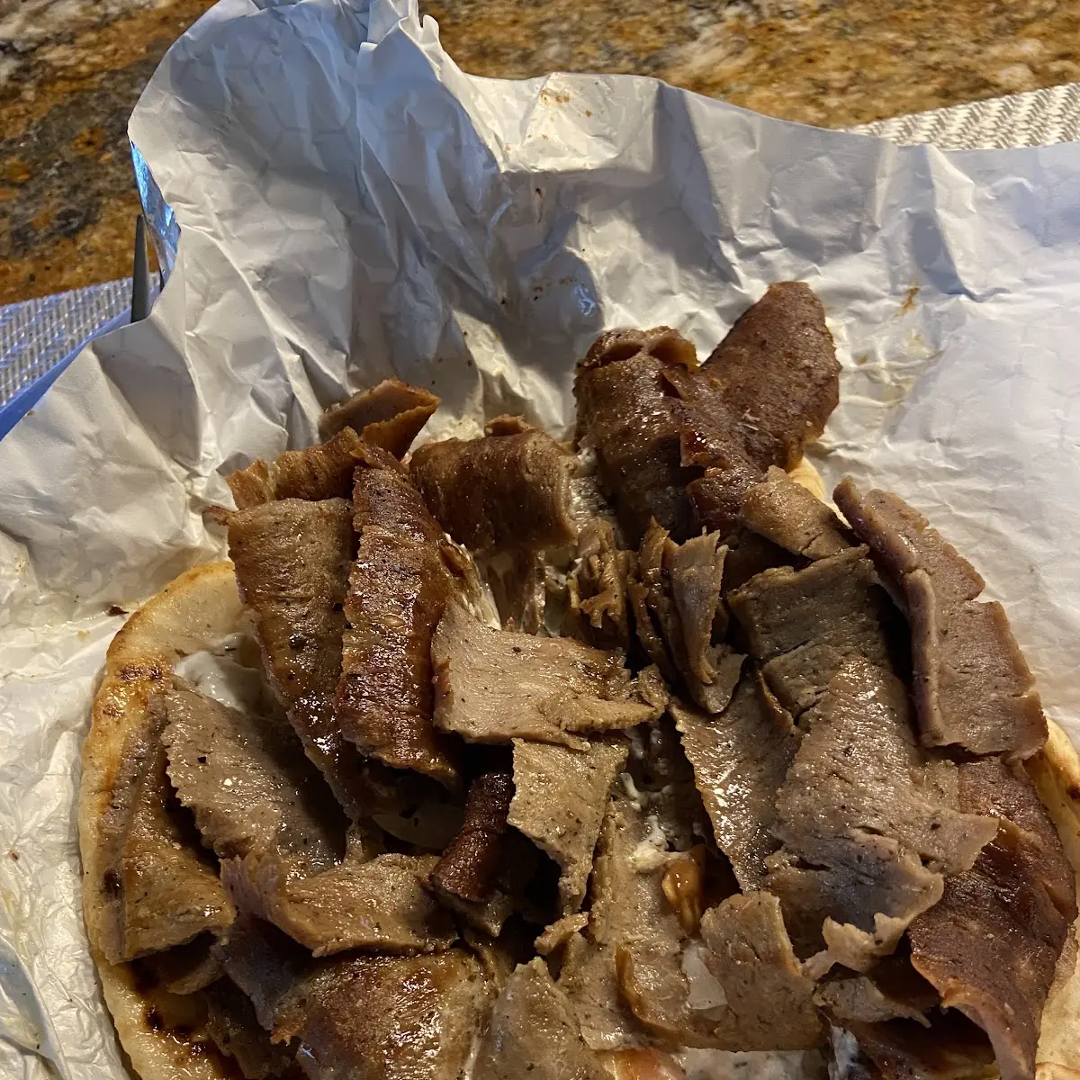 Side of Gyro Meat, Nick The Greek - Riverside