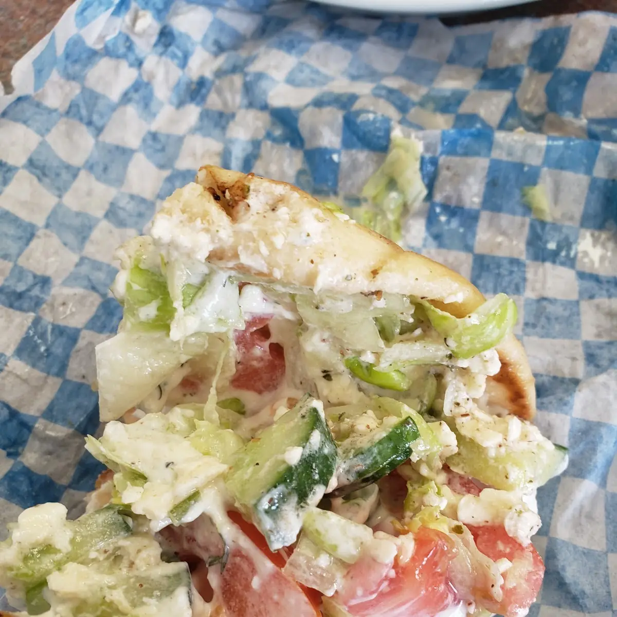 Veggie Wrap, Nick The Greek - Riverside