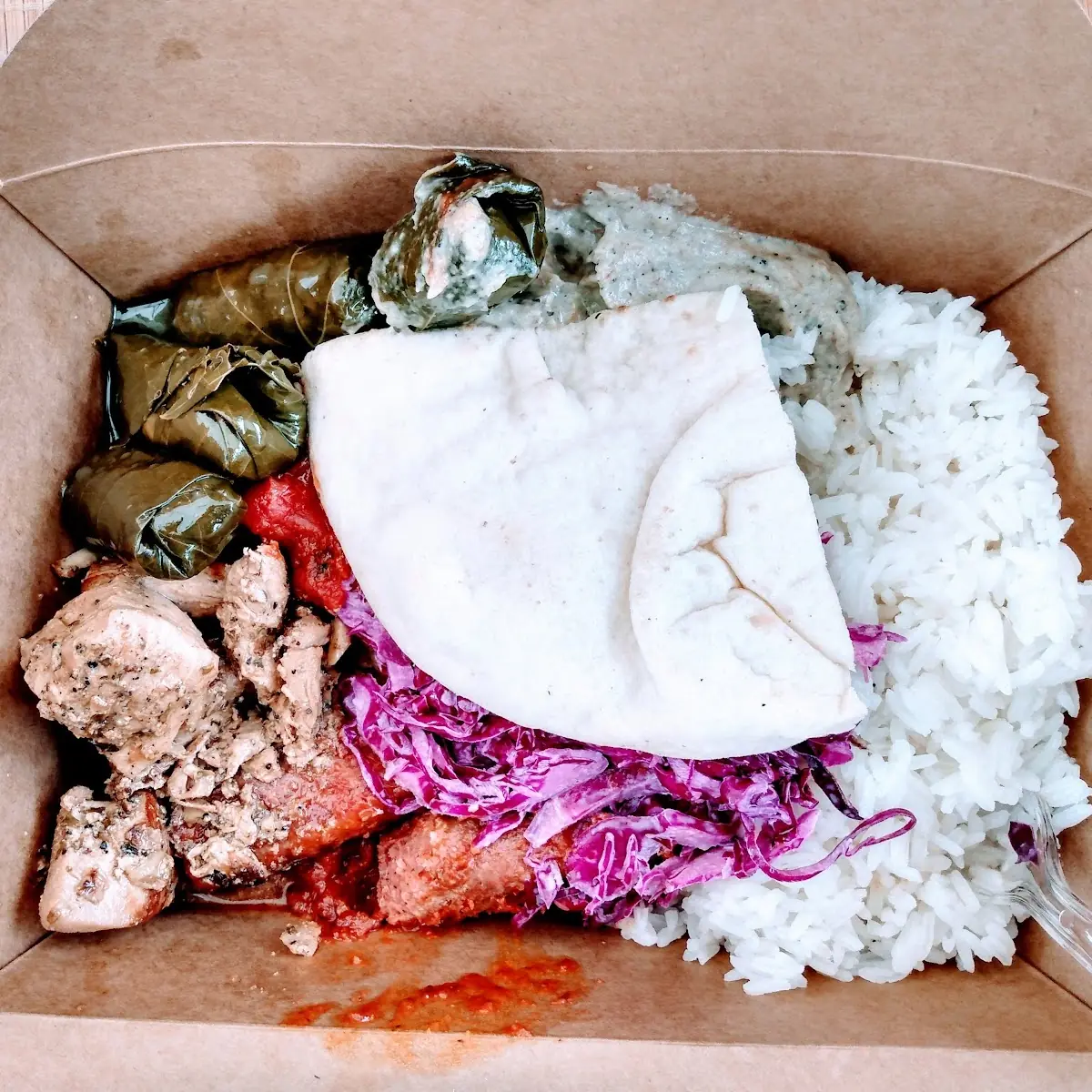 I Sampled Stuffed Grape Leaves Garbage Egg Plant Chicken