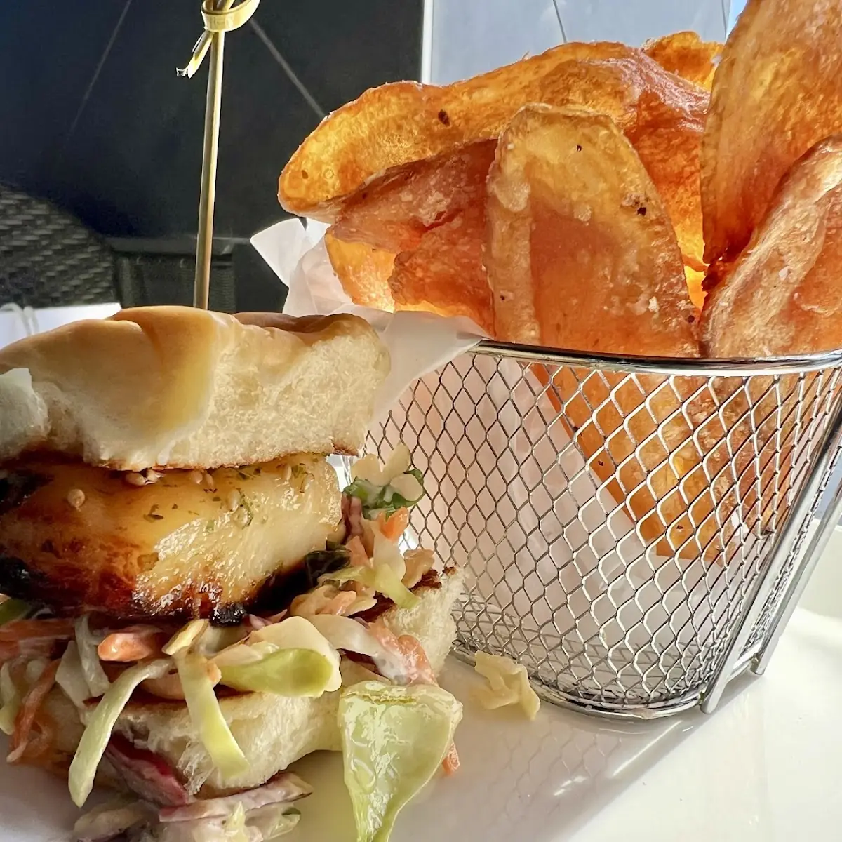 Seared Sea Bass Sliders