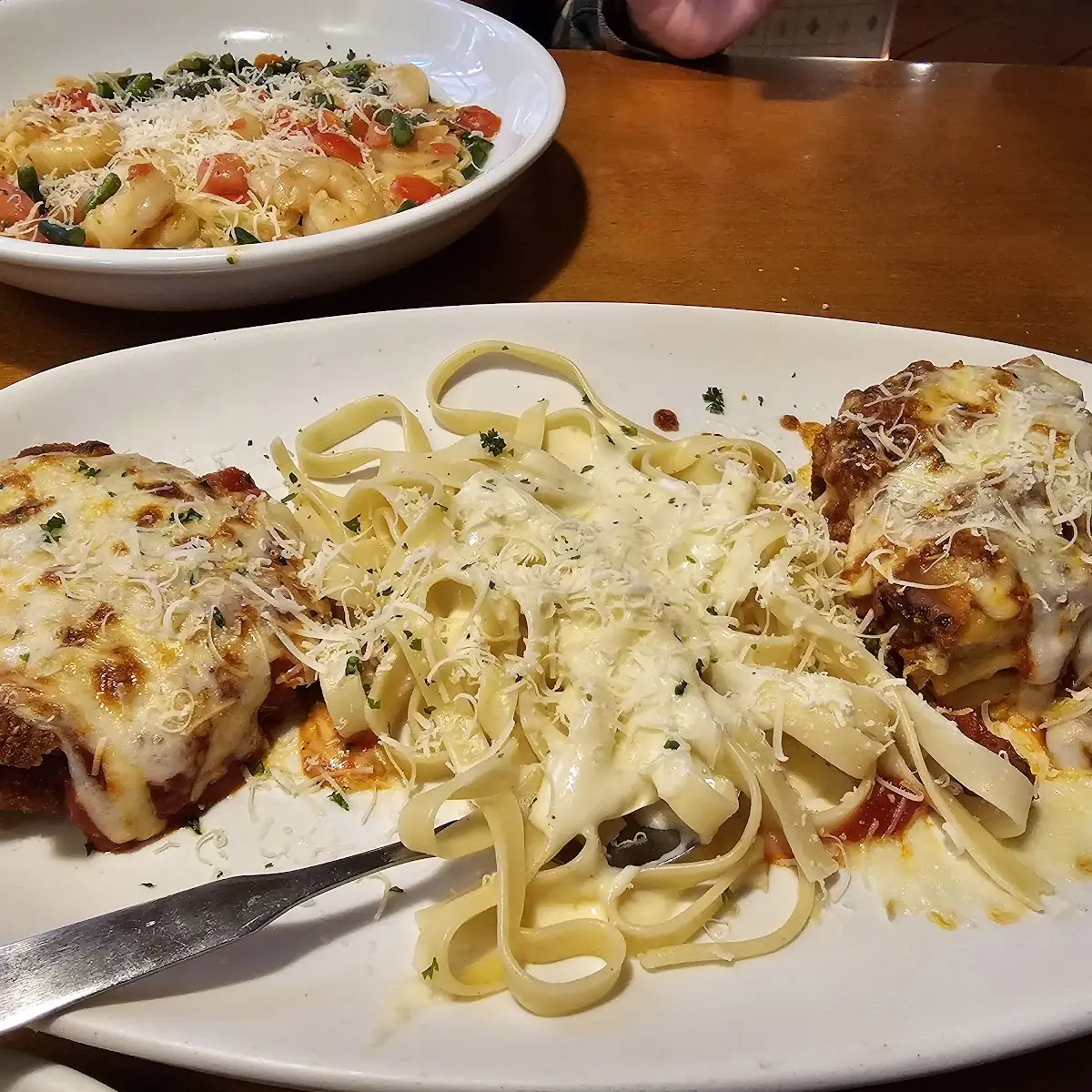 Chicken Parmigiana with Spaghetti