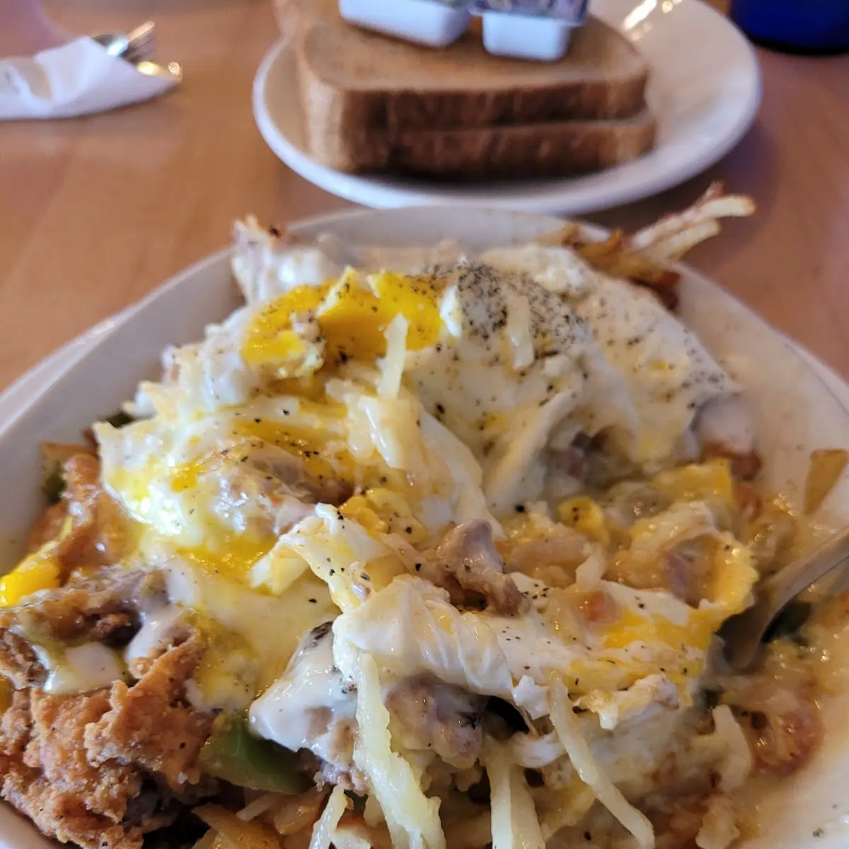 Chicken Fried Steak Skillet