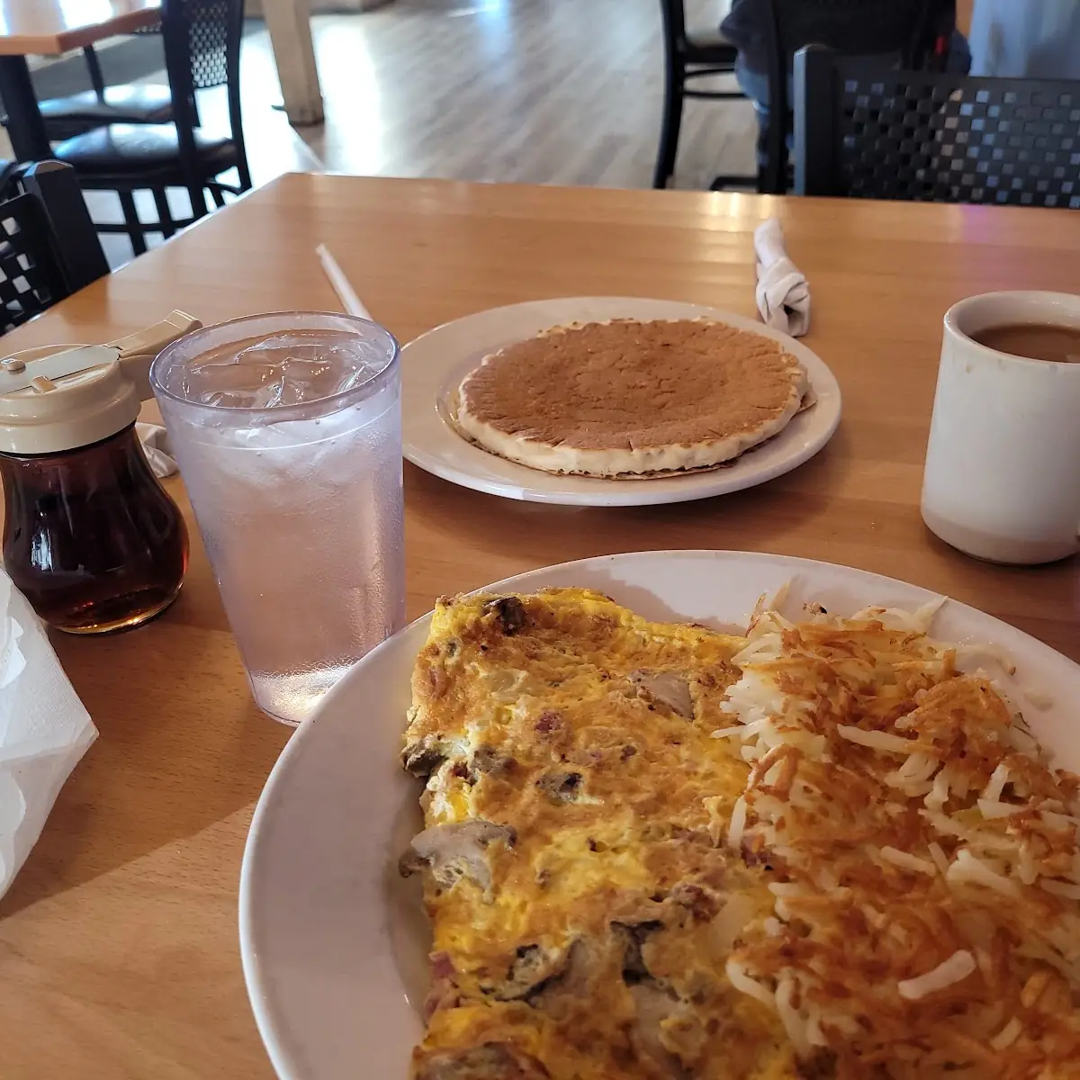 Ham Egg Cheese Mushroom Onion Omelette