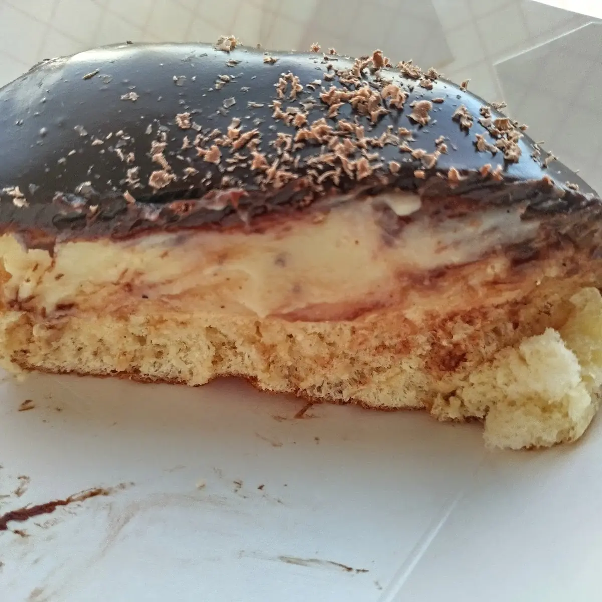 Boston Cream Doughnut