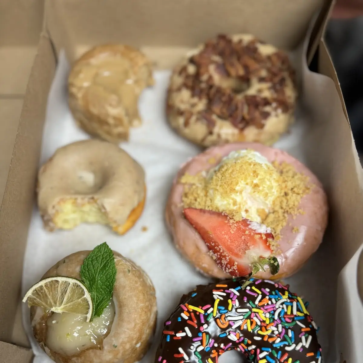 Glazed Donuts and Cinnamon Roll