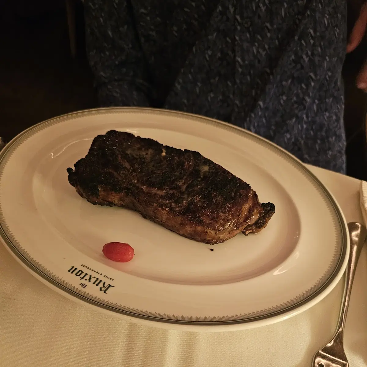 Grilled Steak with Baked Potato