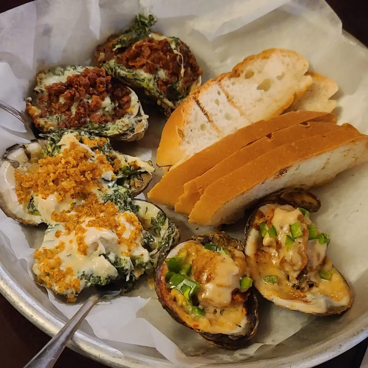Oysters Rockefeller