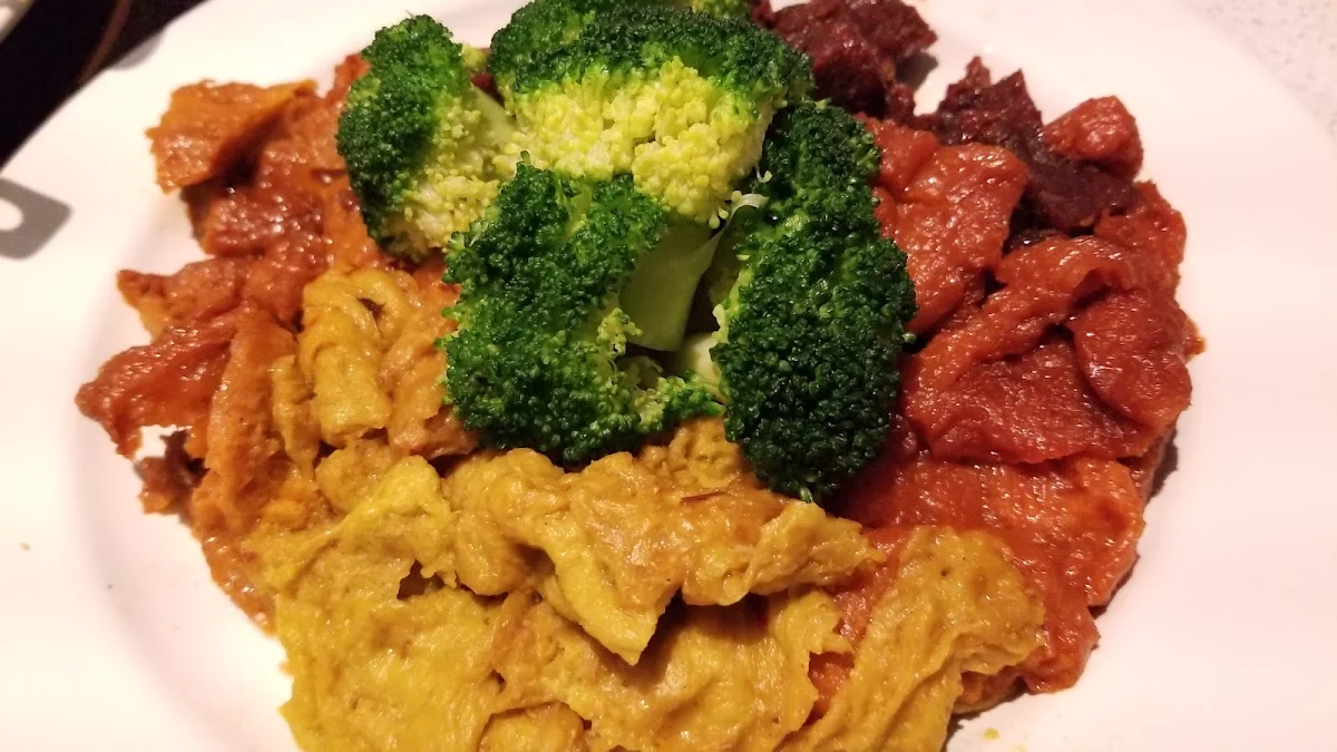Assorted Seitan Platter, Zen Gardens
