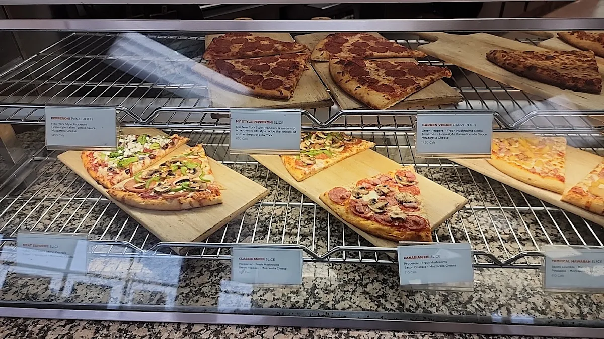 Fresh Pizza Slices