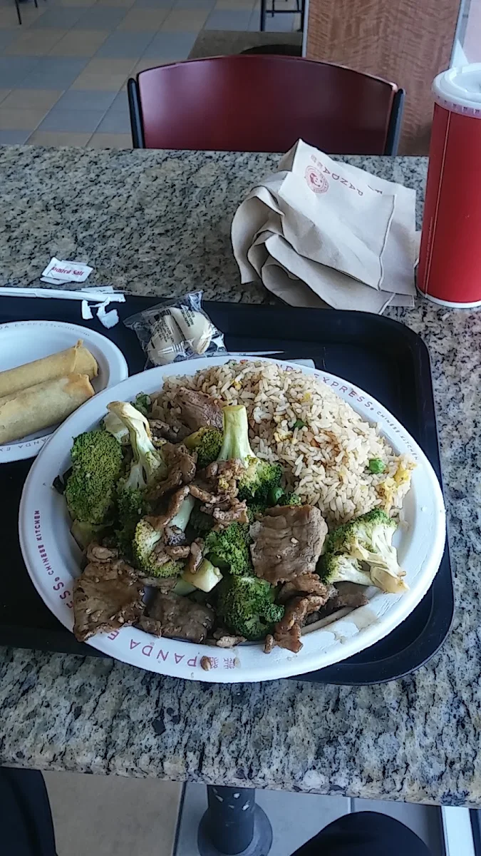 Fried Rice & Spring Rolls