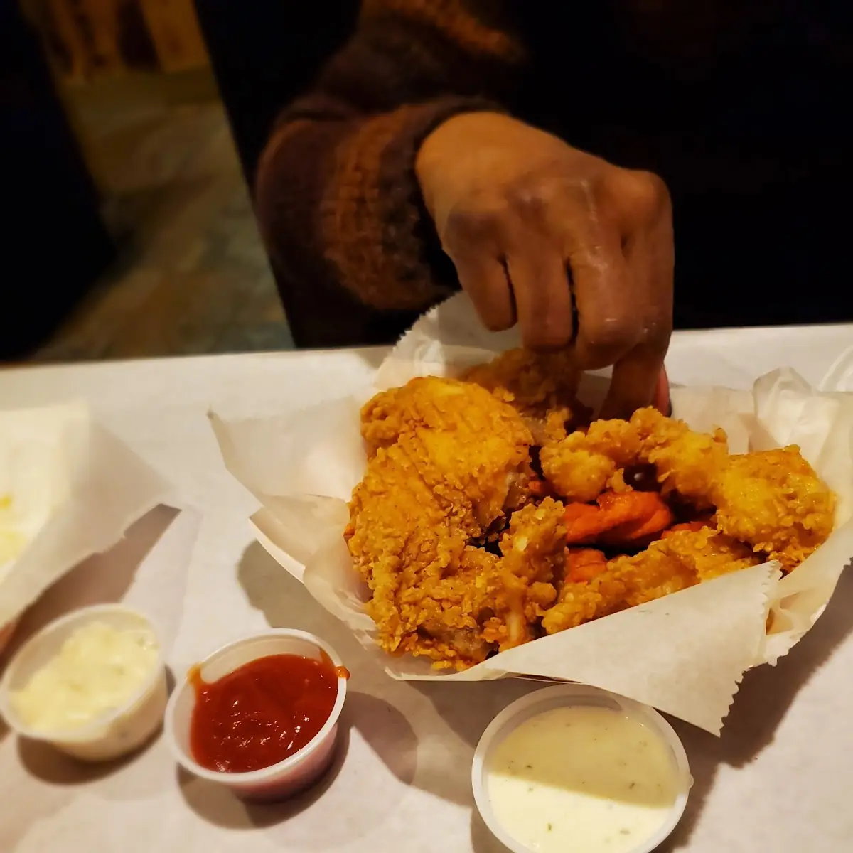 Fried Oyster Basket 7