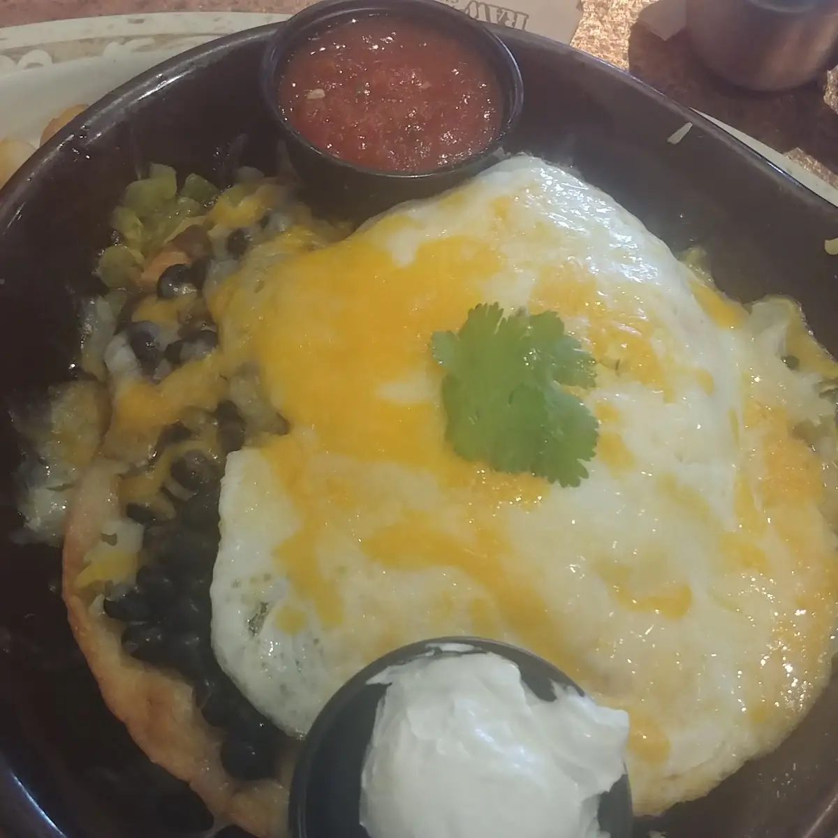 Huevos Rancheros with Black Beans