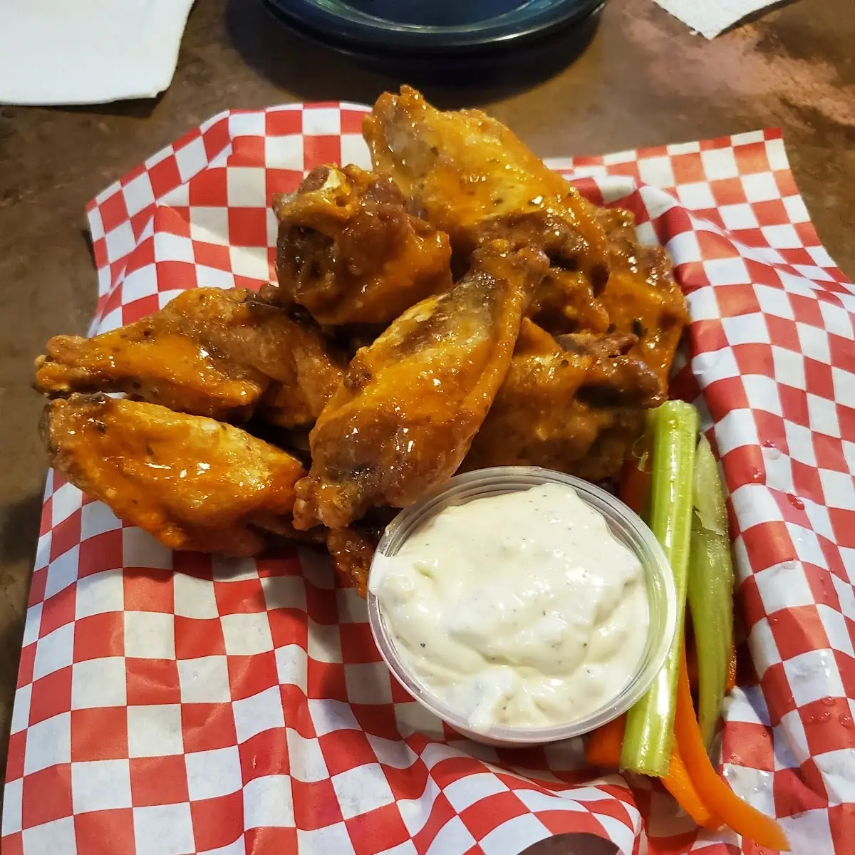 Honey Glazed Chicken Wings with Ranch