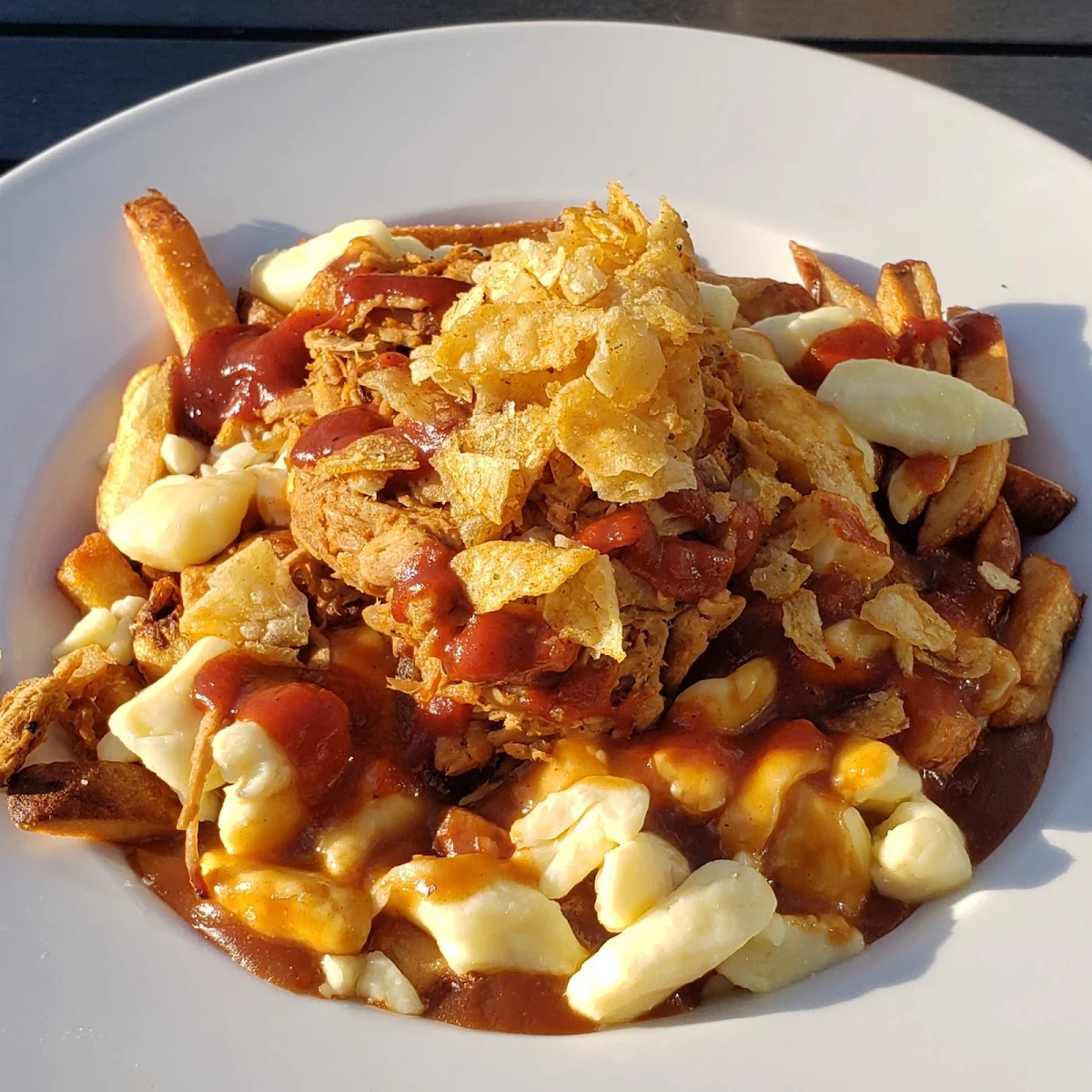 Poutine Porc Éffiloché, Le Prospecteur - Microbrasserie