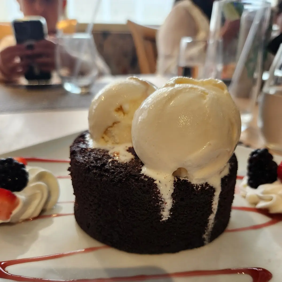 Volcán De Chocolate Fudge Cake