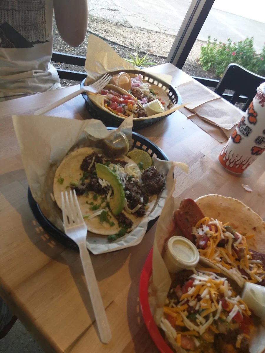 Green Chile Pork Carnitas Tacos