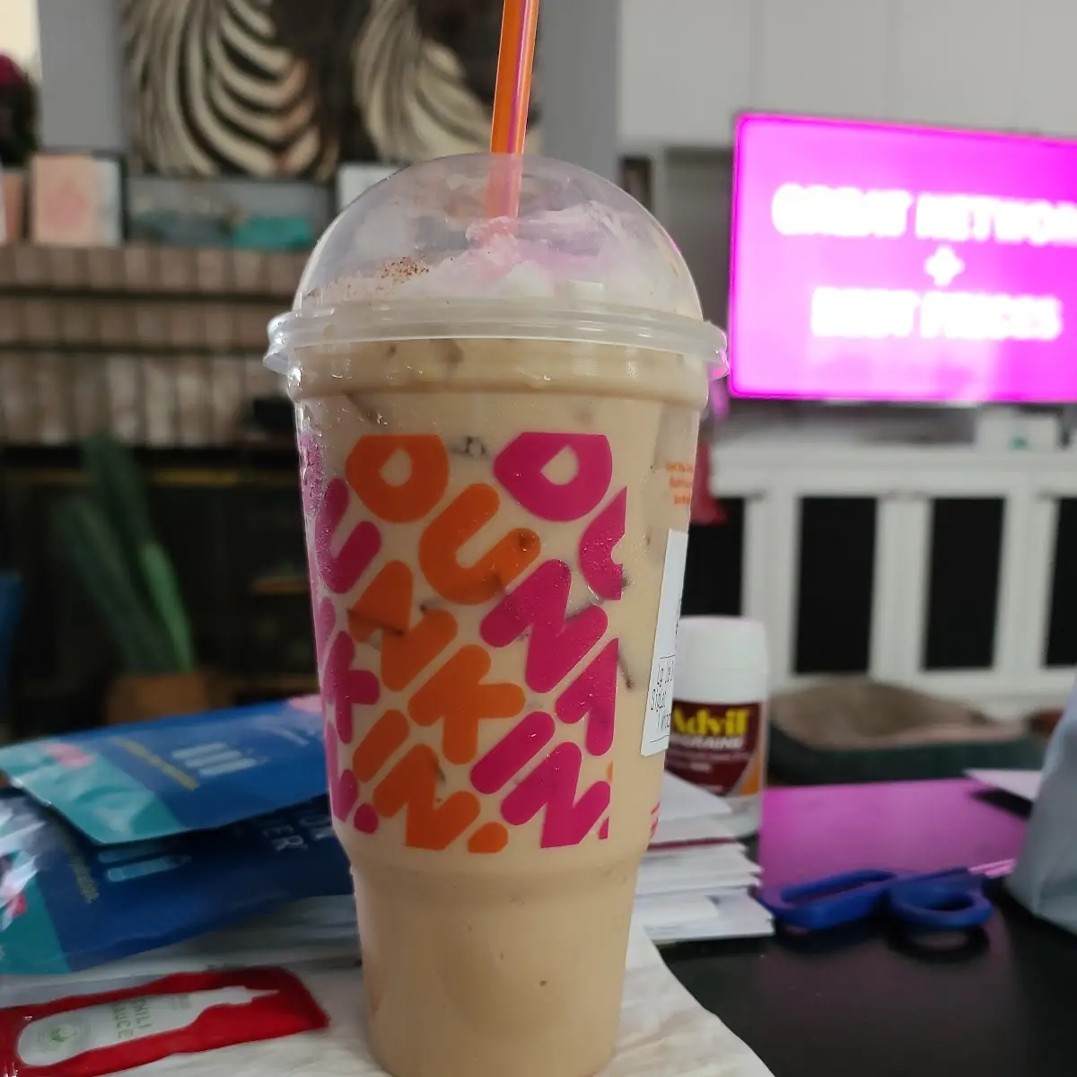 Iced Caramel Latte