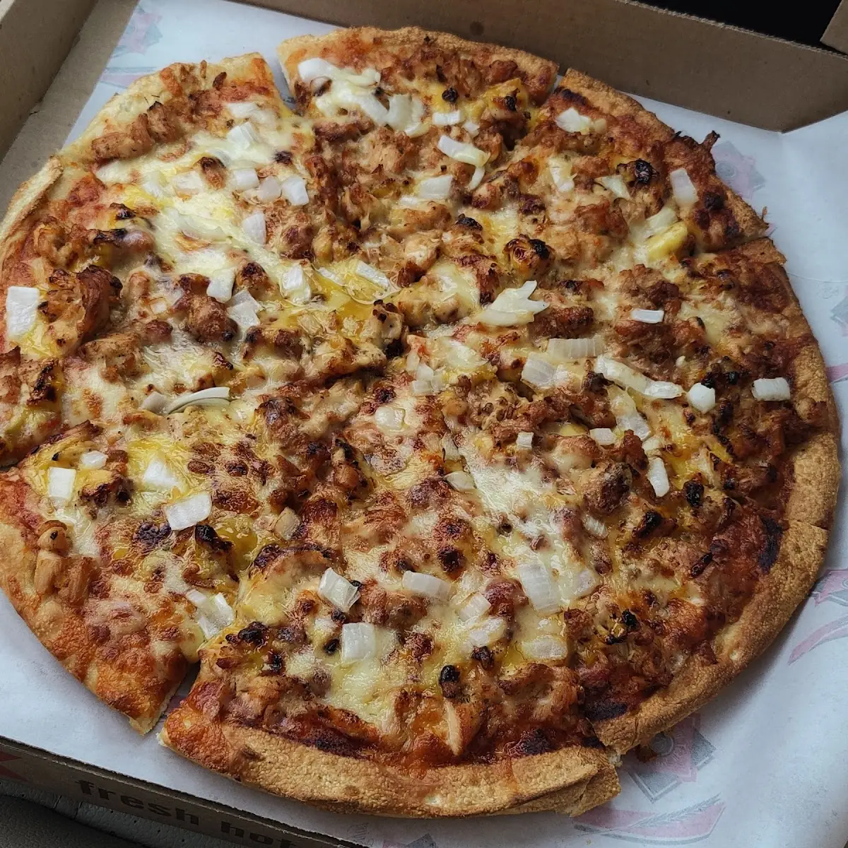 Honey Mustard Chicken Pizza