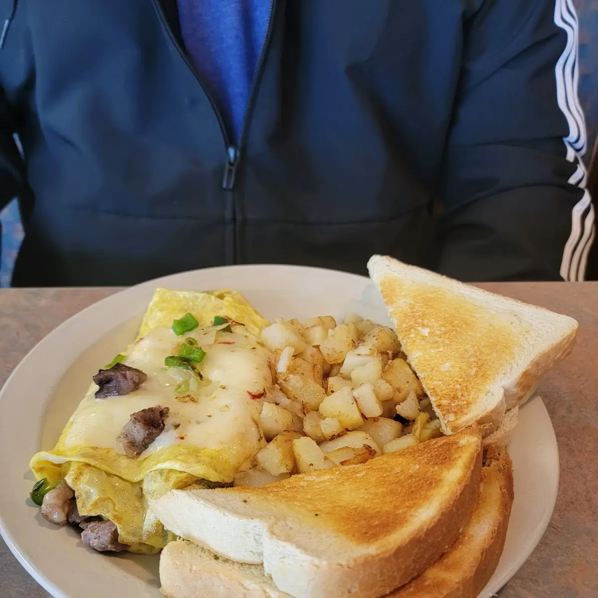 Steak and Cheese Omelette