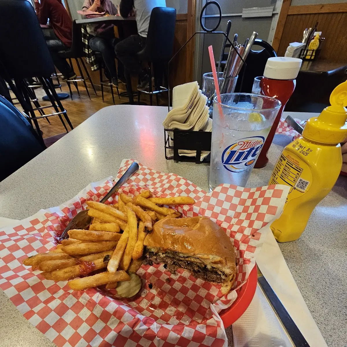 Mushroom Swiss Burger