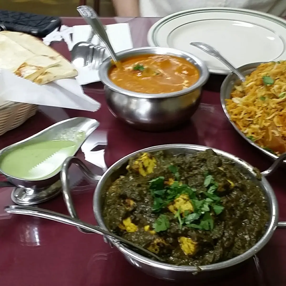 Palak Paneer Veg Biryani