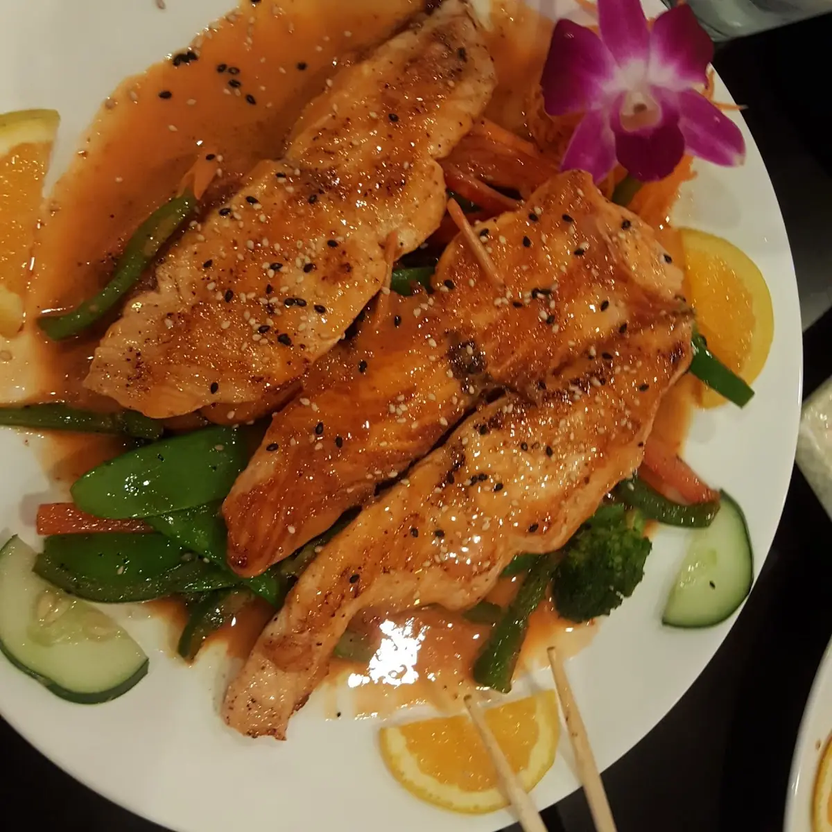 Hibachi Salmon