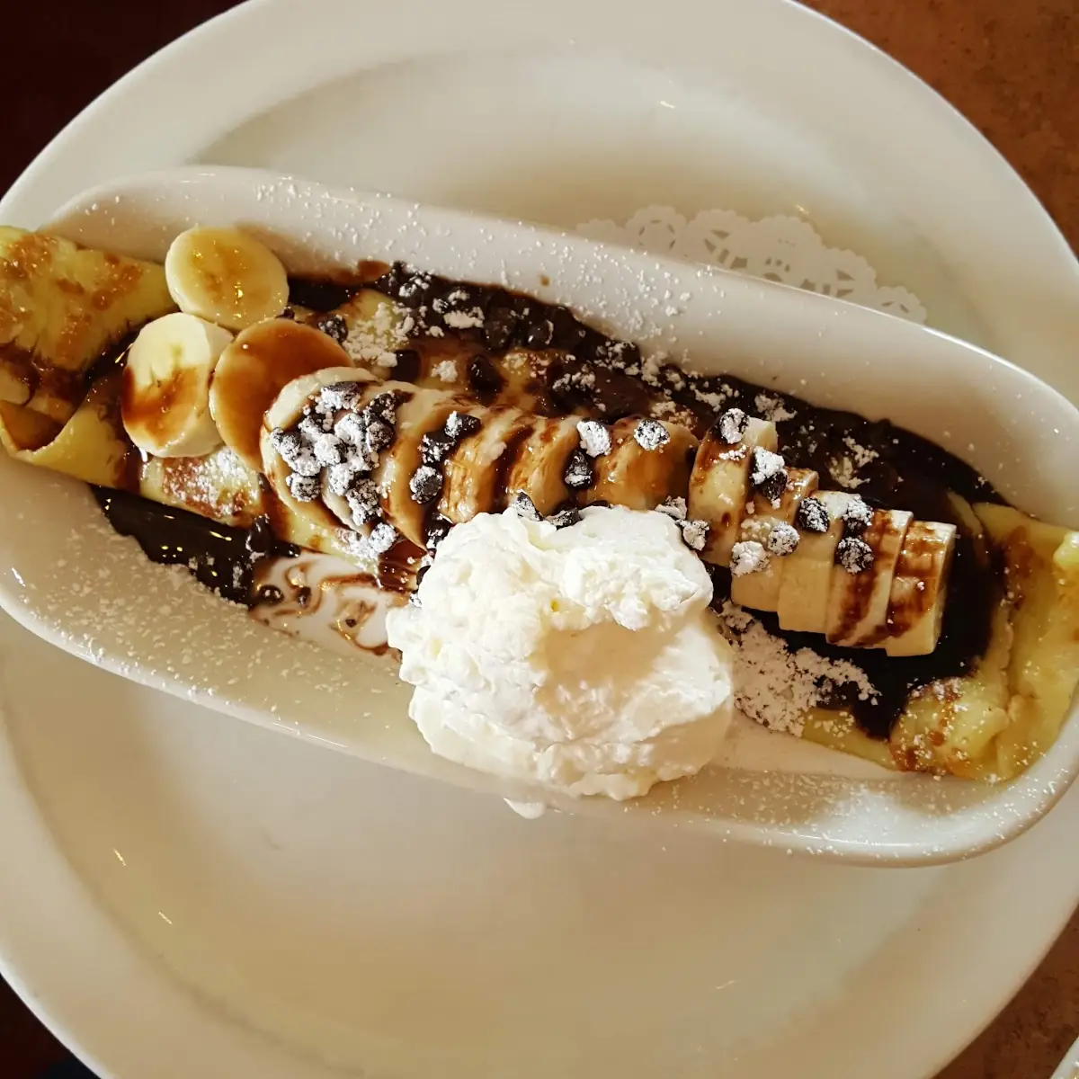 Chocolate Banana Crepe