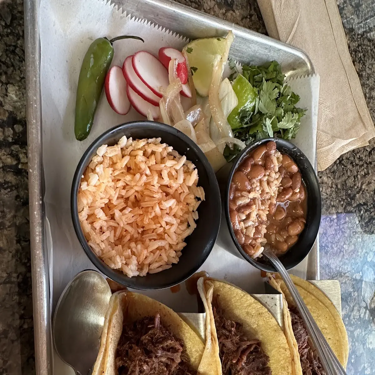 Side of Refried Black Beans