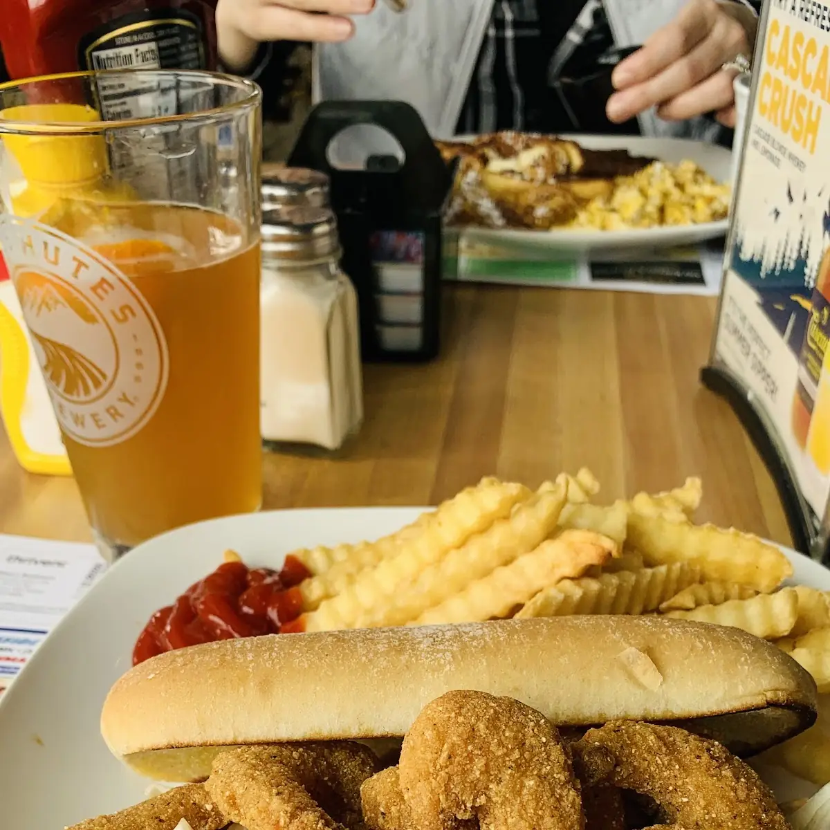 Fried Shrimp Sub & Fries