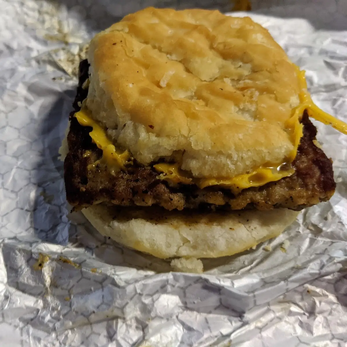 Sausage Biscuit with Cheese