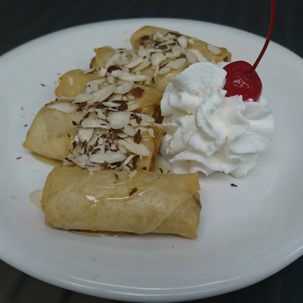 Fried Banana with Vanilla Ice Cream