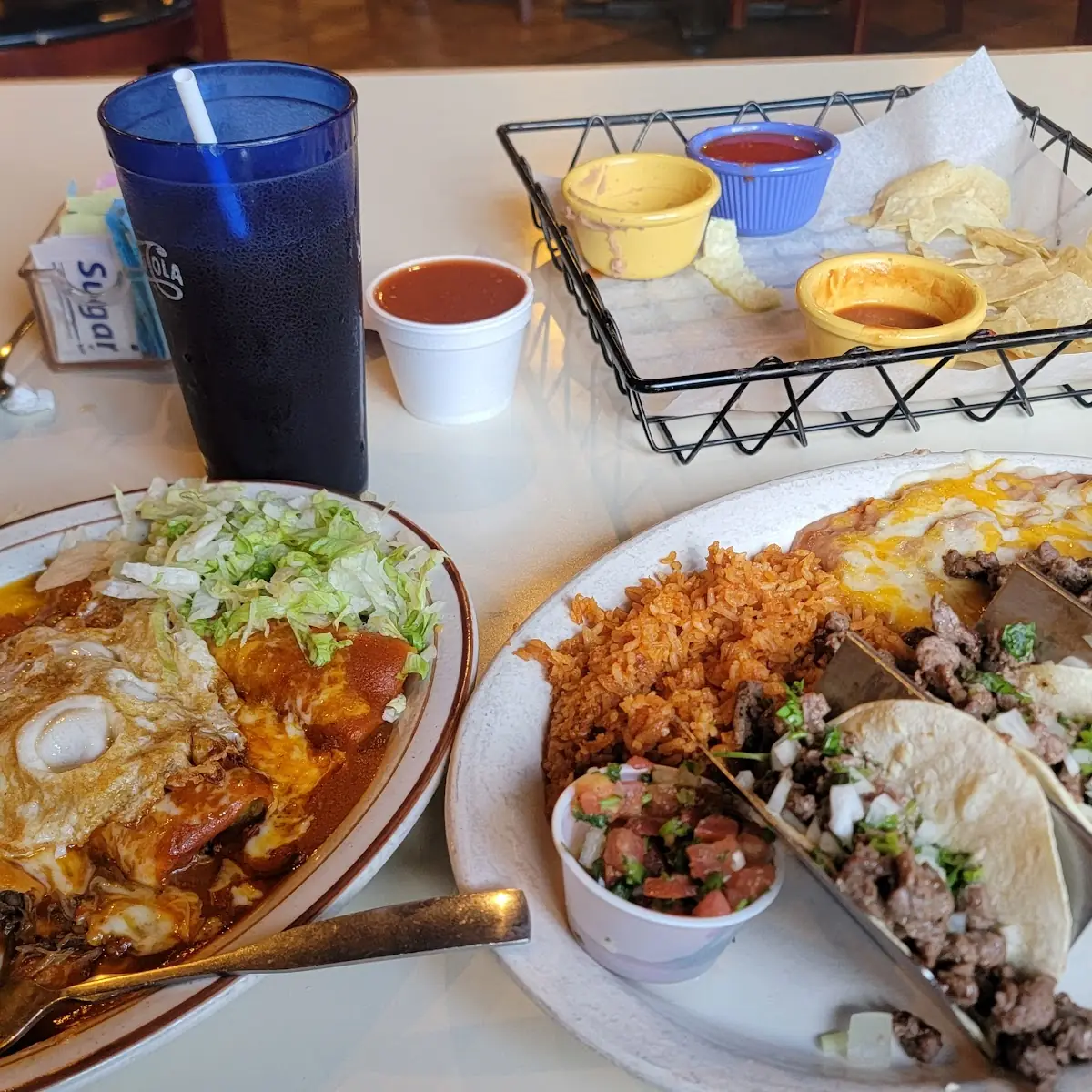 Enchiladas and Street Tacos