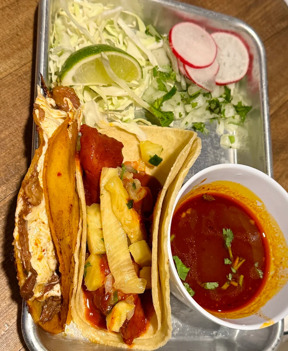 Pescado Al Pastor Taco