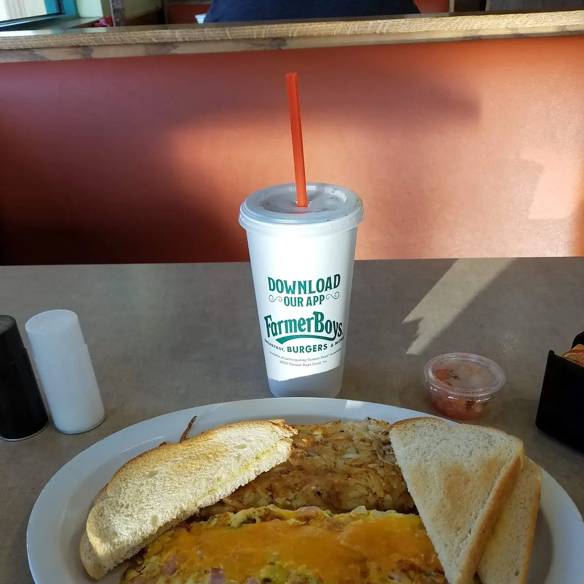 Denver Omelette with Hash Browns