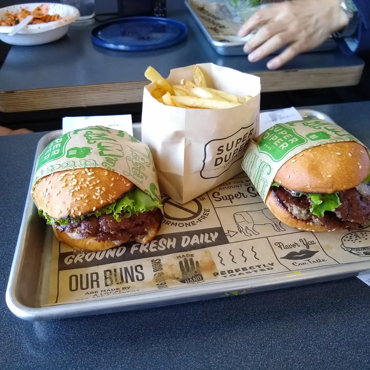 Double Cheeseburger with Fries