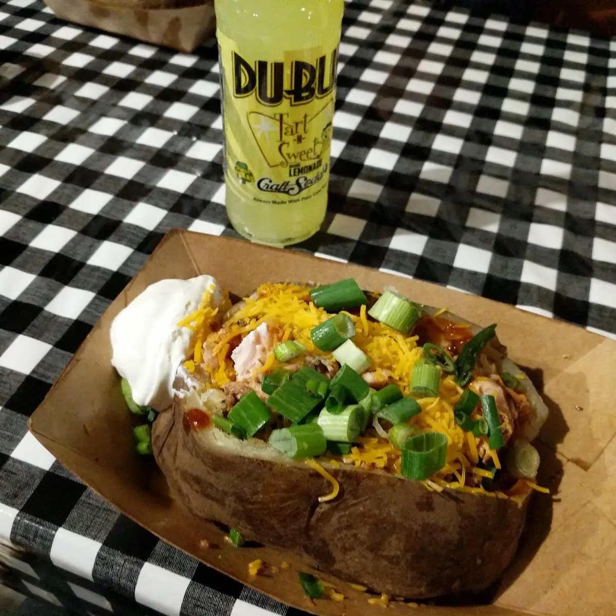 Stuffed Baked Potato with Any Meat